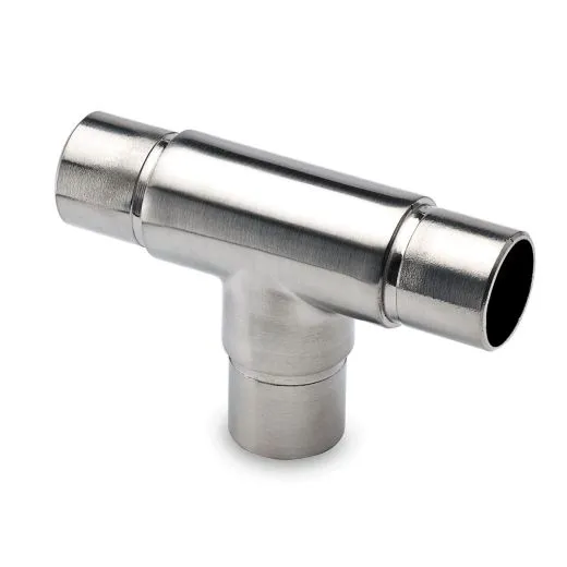 Edelstahl Design Rohr 25,4 mm Rohrverbinder T