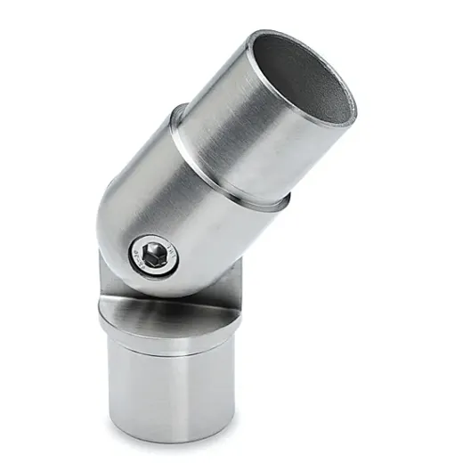 Edelstahl Design Rohr 38.1 mm Rohrverbinder variabel