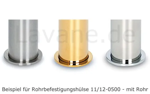Edelstahl Design Rohr 50,8 mm Rohrbefestigungshlse