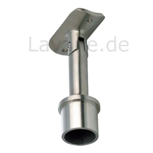 Edelstahl Rohrsttze variabel fr Edelstahlrohr 42,4 mm