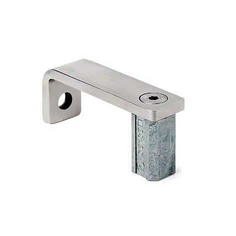 Edelstahl Vierkant 20x20 mm Winkel Rohrhalter