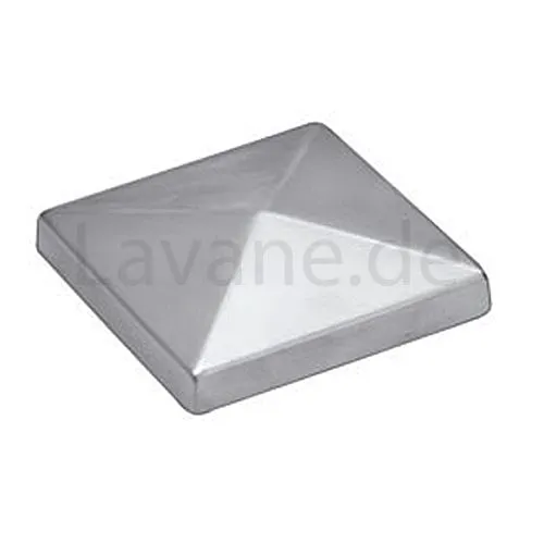 Endkappe Pyramide V2A fr Vierkantrohr 30x30 mm