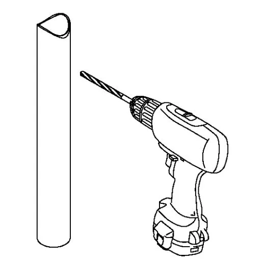 Anthrazit Design Glasklemme 23 Rohr-38,1 mm Glas 4-8,76 mm