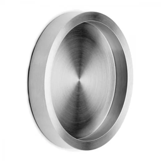Griffmuschel Glastr einseitig 47-01030 Edelstahl Design