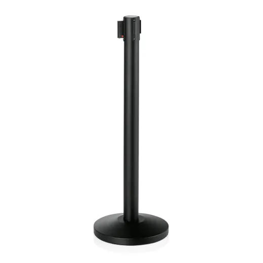 Abgrenzungsstnder schwarz - ECO-L Gurtband BLAU 2m