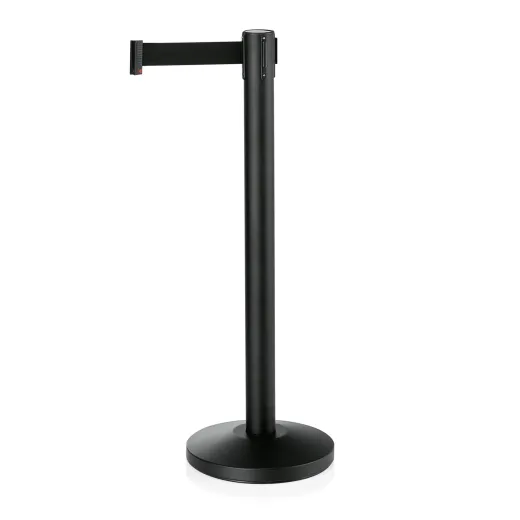 Abgrenzungsstnder schwarz - ECO-L Gurtband SCHWARZ 2m