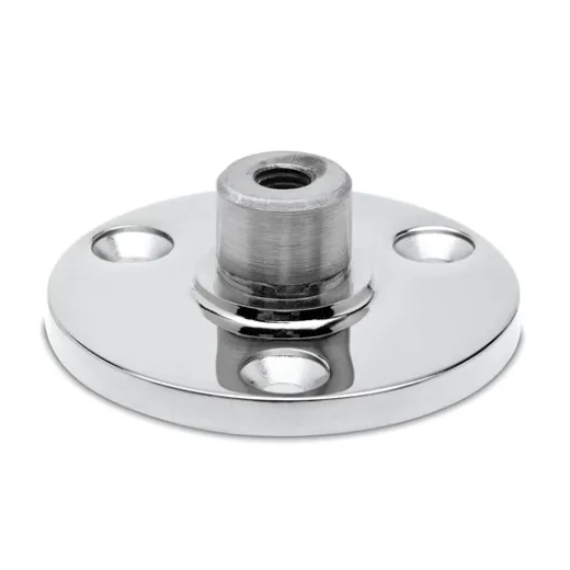 Chrom Design Rohr 25,4 mm Innenflansch