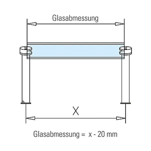 Hustenschutz Pfosten 20-190-38 links - Rohr � 38.1 mm - Anthrazit Design