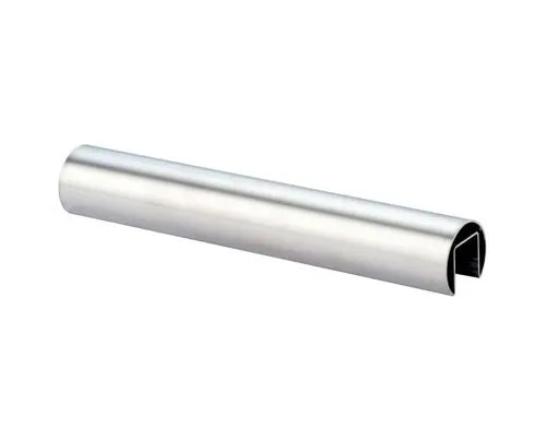 Edelstahl V2A Nutrohr  42,4 mm - Zuschnitt nach Wunsch