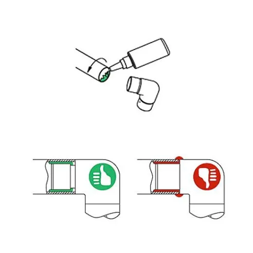 Messing Design Rohrverbinder T f�r Rohr 50,8 mm