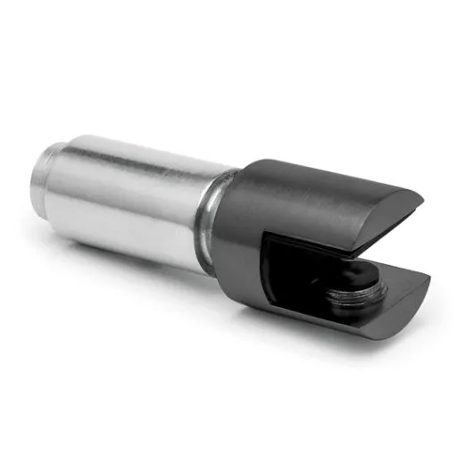 Anthrazit Design Rohr  19,0 mm Glas-Rohrhalter 180