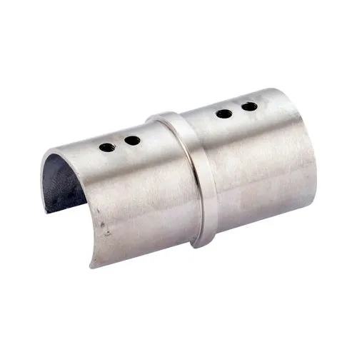 Edelstahl Rohrverbinder fr Nutrohr  48,3 mm
