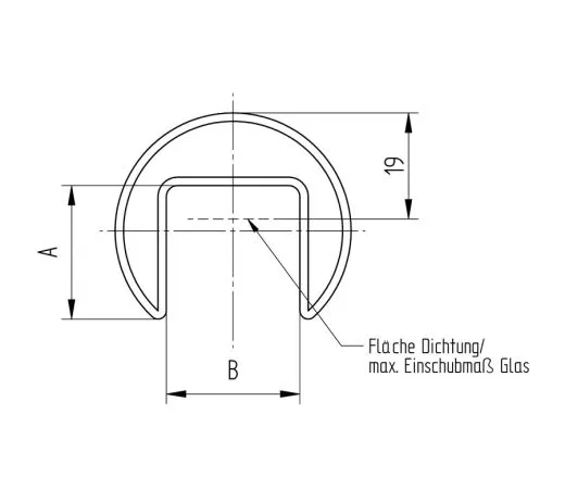 Nutrohr � 48,3 mm Edelstahl matt V2A - 3 x 2,0 m