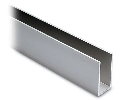 Alu U-Profil 40x20x40mm silber matt eloxiert - Zuschnitt
