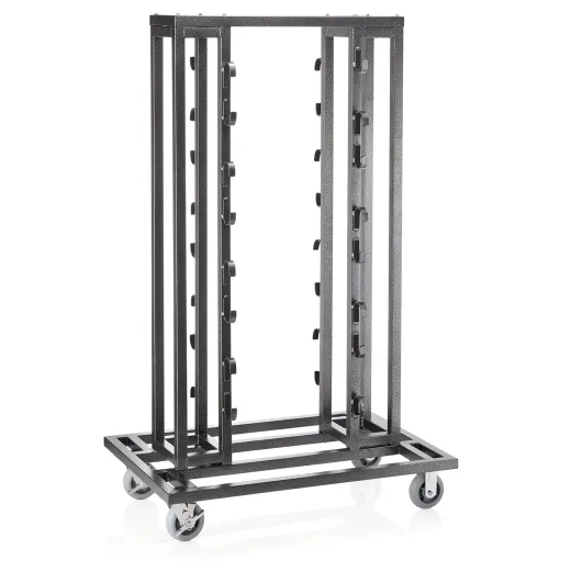 Transportwagen fr 16 Pfosten 60mm und 20 Taue