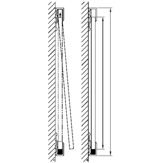 Spiegelschiene Aluminium 35x14mm - Zuschnitt