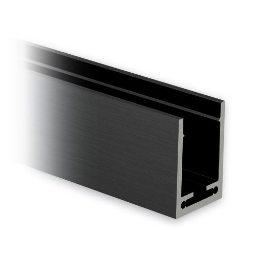 Alu U-Profil 40x30x40mm Aluminium Anthrazit schwarz - Zuschnitt
