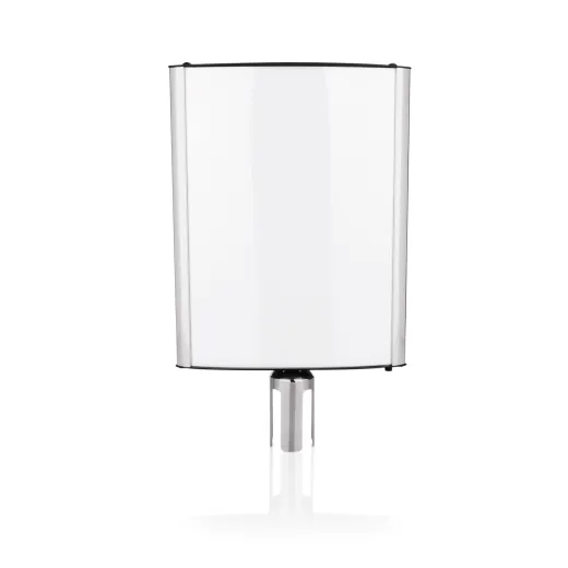 Schilderhalter A4-2 fr Chrom Design Abgrenzungspfosten - PRO-H