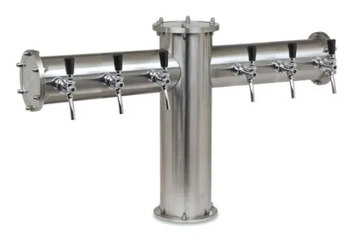 Edelstahl Schanksule Modell 4200 - 6 ltg -  129 mm/101.6 mm