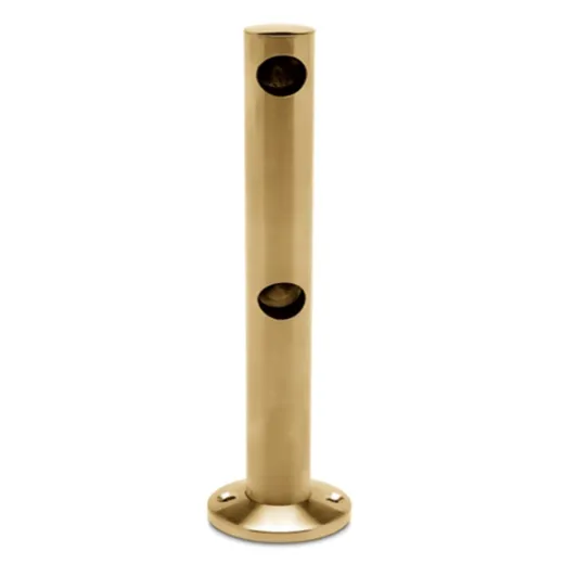 Messing matt Design MiniRail Endsttze 11551 fr Stab 10mm