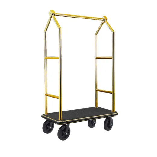 VOYAGER - Gepckwagen - Luggage Trolley - Titanium-Gold/Schwarz