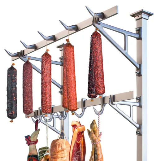 Alu-Schiebehaken f�r Schiene 10x40 - Wurst- & Fleischgeh�nge