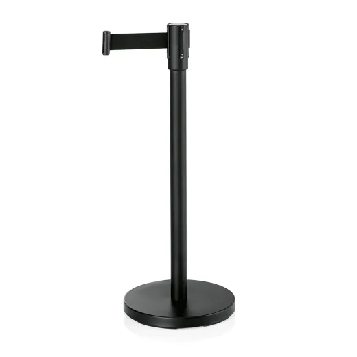 Abgrenzungsstnder schwarz - ECO-F Gurtband SCHWARZ 2m
