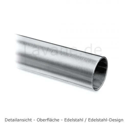 Hustenschutz Pfosten 20-171-25 links - Rohr � 25.4 mm - Edelstahl Design matt