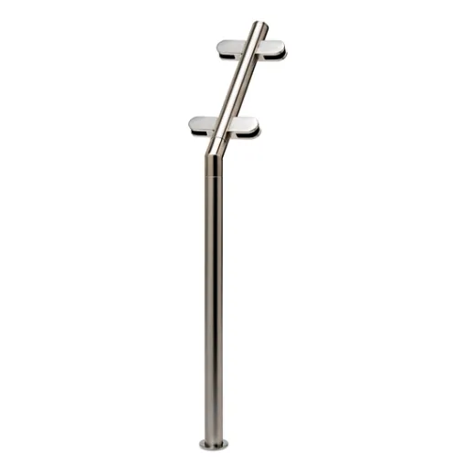 Hustenschutz Pfosten 20-171-25 mitte - Rohr  25.4 mm - Edelstahl Design matt