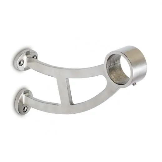Edelstahl Design Fusslaufsttze Rohr 38,1 mm 20-0102