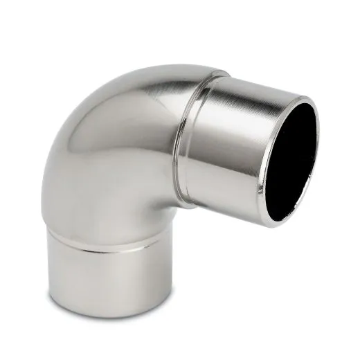 Edelstahl Design Rohr 38,1 mm Rohrbogen 90