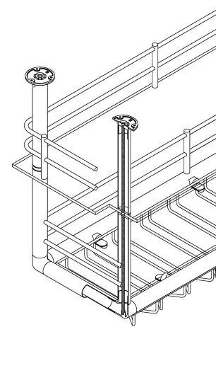 Edelstahl Design Rohr 50,8 mm Rohrverbinder 3x90�