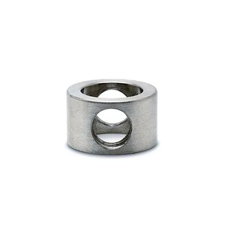 Edelstahl Design Adapter fr Mittelsttze Stab 10mm