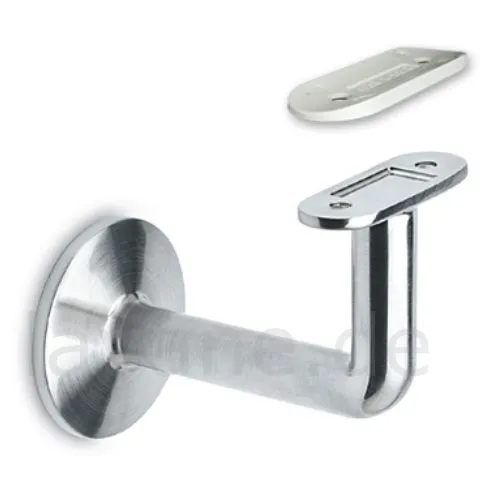 Edelstahl Design Handlauftrger glatt & Rohr Blindmontage
