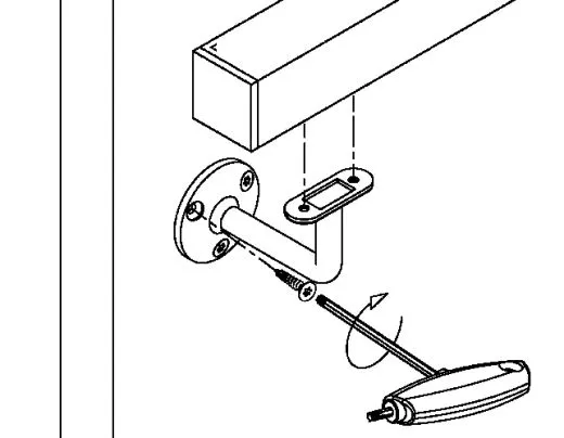 Edelstahl Design Handlauftrger glatt & Rohr Schraubmontage
