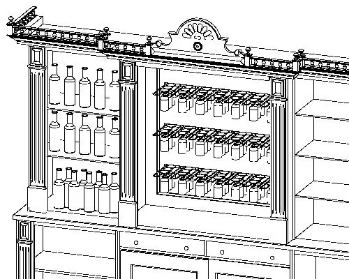 Anthrazit Design Gl�serhalter 6-fach - 300 mm