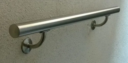 Endkappe gewlbt fr Rohr 50,8 mm Edelstahl Design