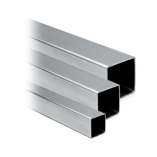 Hustenschutz Pfosten 20x20 - 20-13320 rechts - Edelstahl matt Design