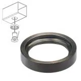Anthrazit Design Adapterring Mini LED Flachmontage