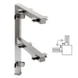 Hustenschutz Pfosten Edelstahl 35x35 - 20-133535 - 90