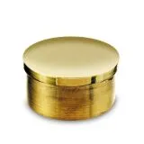 Messing Design Rohr 50,8 mm Endkappe flach