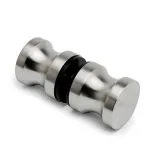 T�rknopf Glast�r zweiseitig 47-01035 Edelstahl