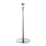 Abgrenzungspfosten Chrom Design - PRO-K f�r Kordel oder Tau