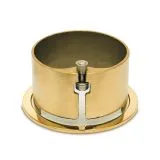 Messing Design Rohr 76,2 mm Rohrbefestigungshlse