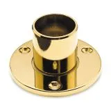 Messing Design Rohr 19,0 mm Wand- und Bodenflansch