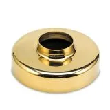 Messing Design Rohr 50,8 mm Abdeckkappe Innenrohrflansch