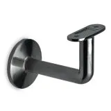 Anthrazit Design Design Handlaufhalter flach & Rohr Blindmontage