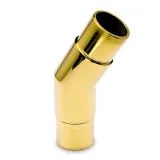 Messing Design Rohrverbinder 30� f�r Rohr 38,1 mm