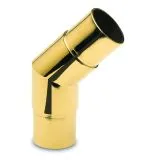 Messing Design Rohrverbinder 45 fr Rohr 38,1 mm