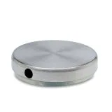 Zier-Abschlussscheibe f�r Rohr 25,4 mm Edelstahl Design